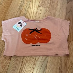 Bobo choses organic cotton tomato cropped sweatshirt